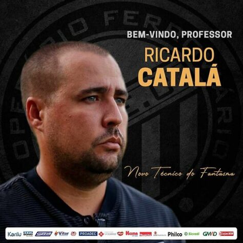 FECHADO - Nesta sexta-feira, Ricardo Catalá foi anunciado como mais novo técnico do Operário. O treinador chega para comandar o Fantasma no restante da Série B 2021.