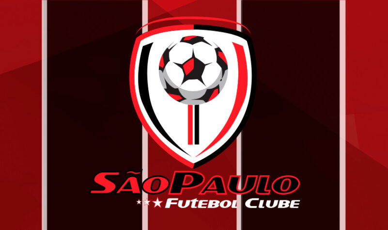 Por um futebol mais bonito: escudo remodelado do São Paulo.