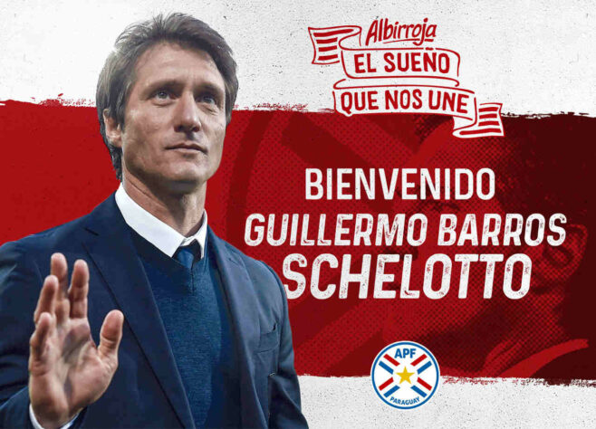 FECHADO - Após a saída de Eduardo Berizzo, a seleção paraguaia não perdeu tempo e anunciou a contratação de Guillermo Barros Schelotto. Na semana passada, após fracassar com Felipão, o Paraguai escolheu Schelotto, que foi atencioso desde os primeiros minutos.