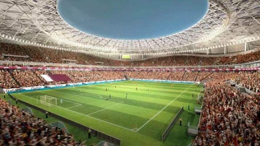 Al Thumama Stadium: localizado em Doha - capacidade de 40.000 pessoas.
