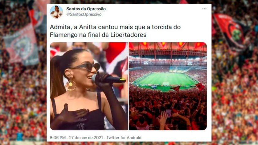 Torcedores repercutem "silêncio" da torcida do Flamengo na final da Libertadores contra o Palmeiras.