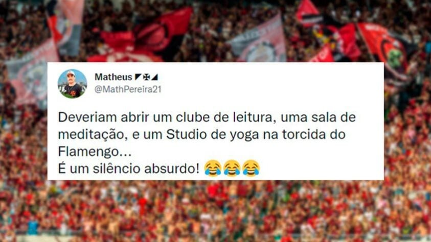 Torcedores repercutem "silêncio" da torcida do Flamengo na final da Libertadores contra o Palmeiras.