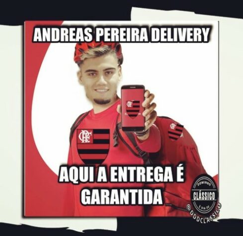 Libertadores da América: Andreas Pereira protagoniza montagens em vice do Flamengo para o Palmeiras.