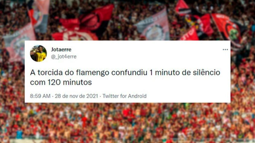 Torcedores repercutem "silêncio" da torcida do Flamengo na final da Libertadores contra o Palmeiras.