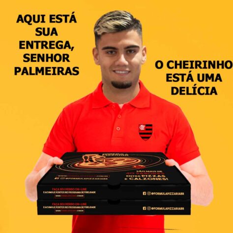 Libertadores da América: Andreas Pereira protagoniza montagens em vice do Flamengo para o Palmeiras.