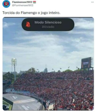 Torcedores repercutem "silêncio" da torcida do Flamengo na final da Libertadores contra o Palmeiras.