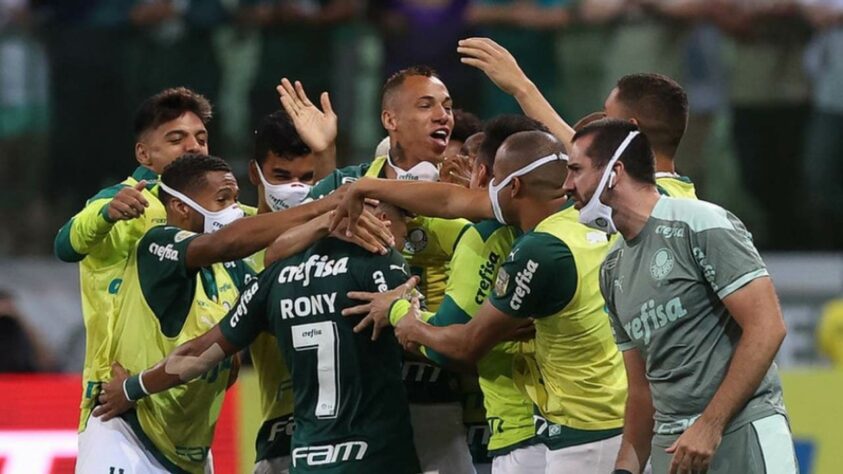 3° colocado - PALMEIRAS (58 pontos) - 32 jogos - Título: 0,49% - G6: 99.997% - Rebaixamento: 0%.