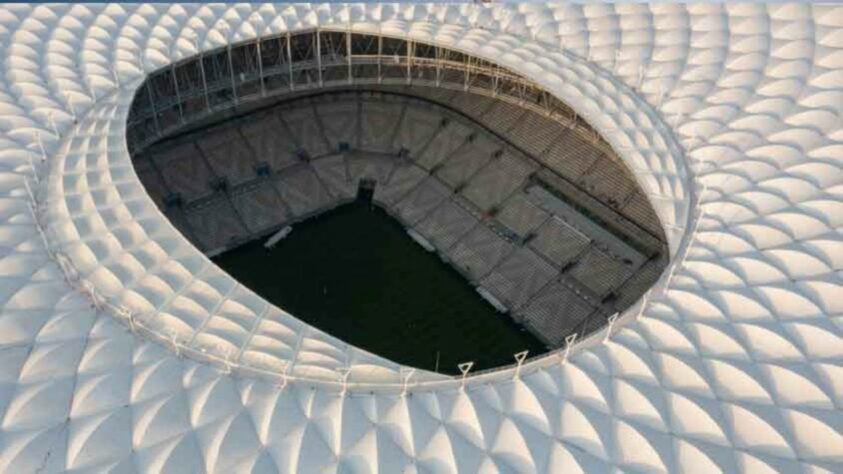 Estádio Lusail - Cidade: Lusail - Capacidade: 80 mil torcedores - Estádio pronto e inauguração prevista para 2022