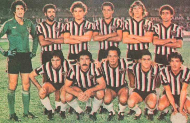 1980 - O Atlético-MG formou uma de suas gerações mais consagradas pela torcida. Além de nomes como João Leite e Toninho Cerezo, a equipe contava com o zagueiro Luizinho, o meia Palhinha e o ataque trazia Éder Aleixo e Reinaldo.