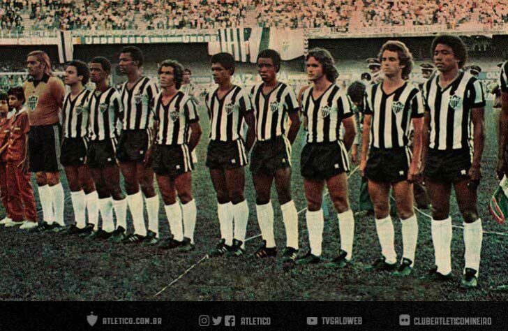 1977 - O Atlético-MG contava com nomes como João Leite, Toninho Cerezo, Paulo Isidoro, Caio Cambalhota e Ziza. Com campanha irretocável, o time chegou à decisão invicto.