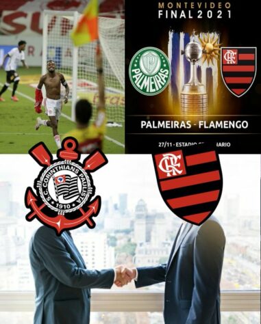 Torcedores de Flamengo e Corinthians se unem pelo mesmo objetivo na final  da Libertadores – LANCE!