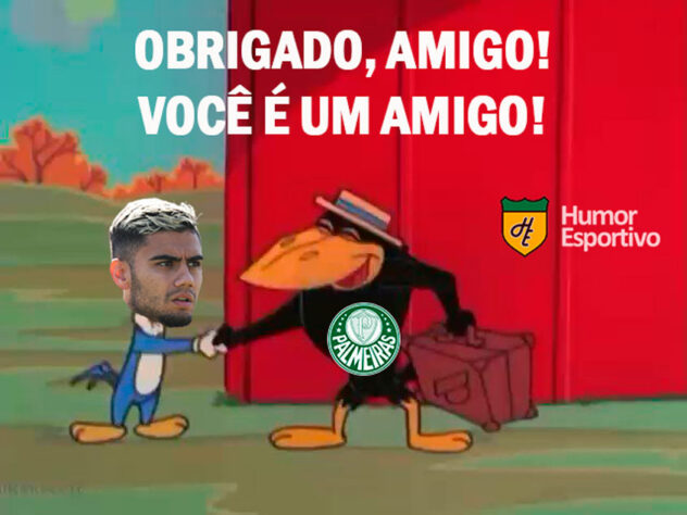 Libertadores da América: Andreas Pereira protagoniza montagens em vice do Flamengo para o Palmeiras.