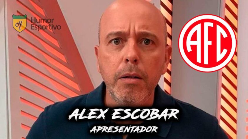 Para qual time torce? Alex Escobar nunca escondeu que é torcedor do América-RJ.