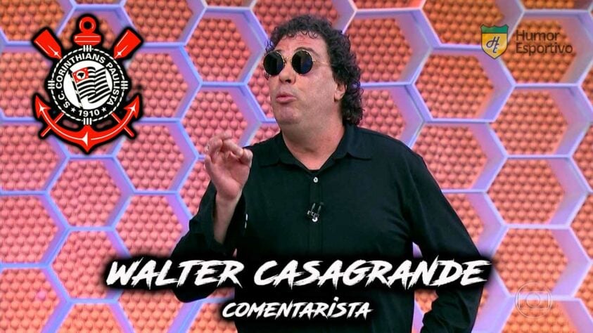 Para qual time torce? Casagrande é torcedor do Corinthians.