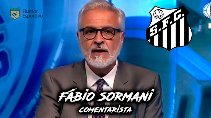 Demitido da ESPN na última semana, Fábio Sormani é torcedor do Santos.