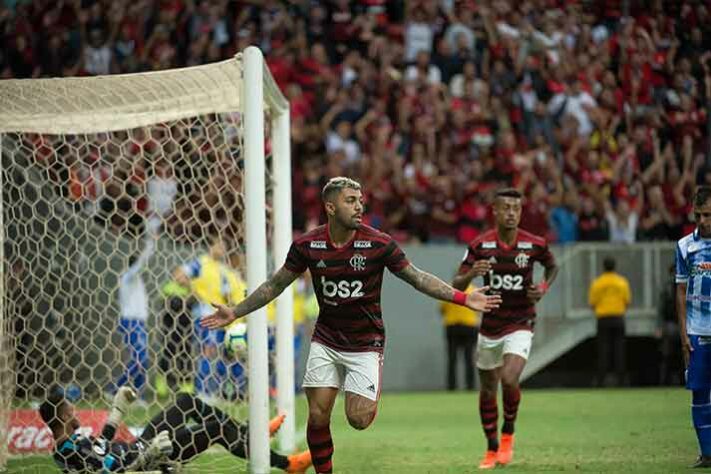 25º) CSA - Um gol em dois jogos de Gabigol contra o rival de Alagoas