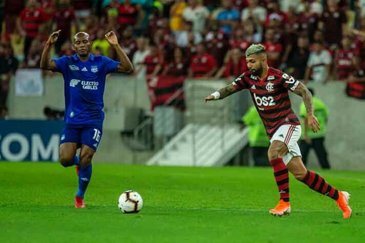 17º) Emelec - Dois gols em dois jogos de Gabigol contra os equatorianos, em duelos da Libertadores