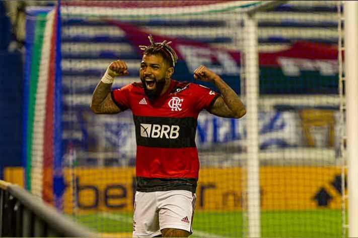 Atacante: Gabigol (Flamengo) - Vencendo Dudu (Palmeiras)