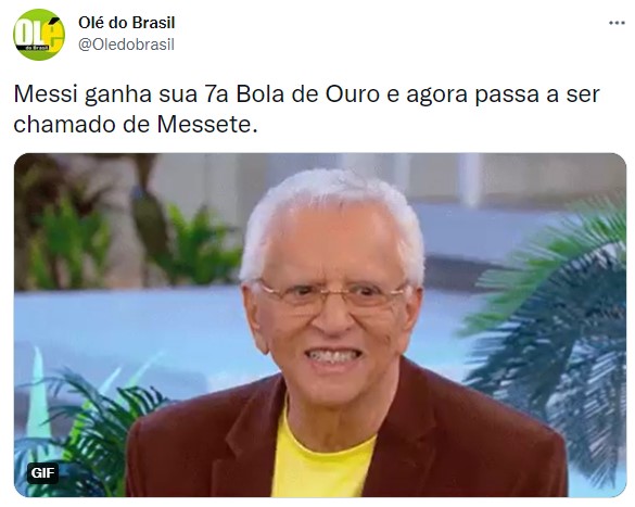 Cerimônia de premiação da Bola de Ouro rendeu memes nas redes sociais.