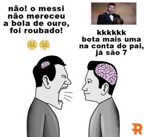 Cerimônia de premiação da Bola de Ouro rendeu memes nas redes sociais.