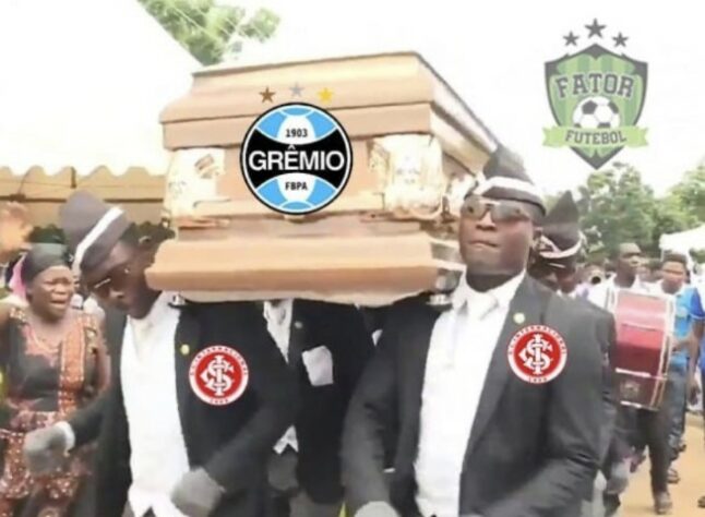 Em clássico que terminou com confusão, o Internacional venceu o Grêmio por 1 a 0 e complicou ainda mais a situação do Tricolor no Brasileirão. Com grandes chances de rebaixamento, equipe comandada por Vágner Mancini ainda foi alvo de memes nas redes sociais. Confira! (Por Humor Esportivo)