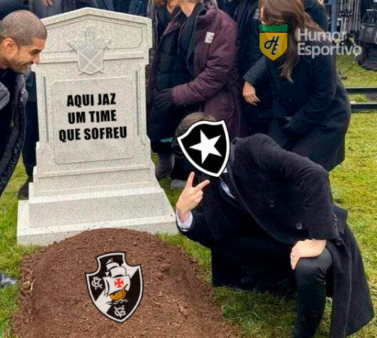 Série B do Brasileirão: torcedores fazem memes com goleada do Botafogo diante do Vasco da Gama, em São Januário.