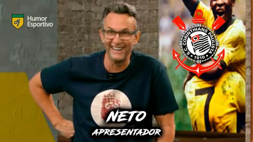 Para qual time torce? O Craque Neto é torcedor do Corinthians.