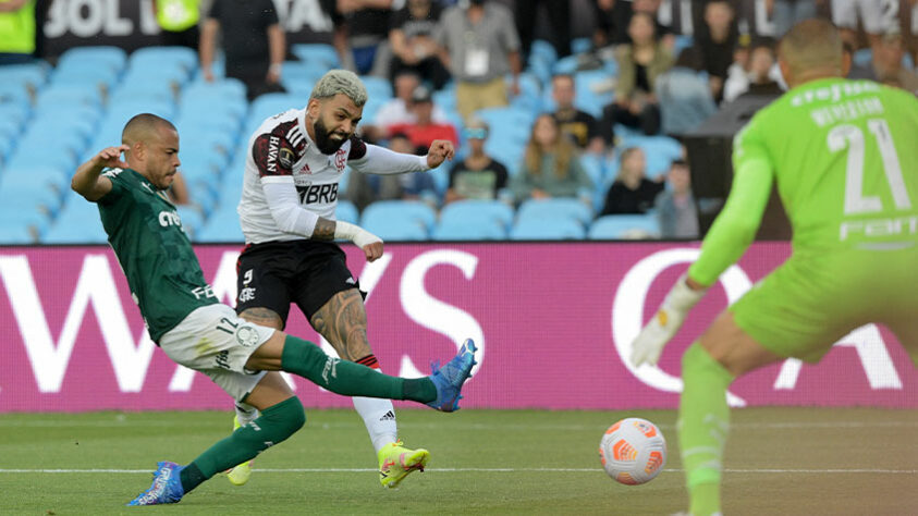 Gabigol empata para o Flamengo.