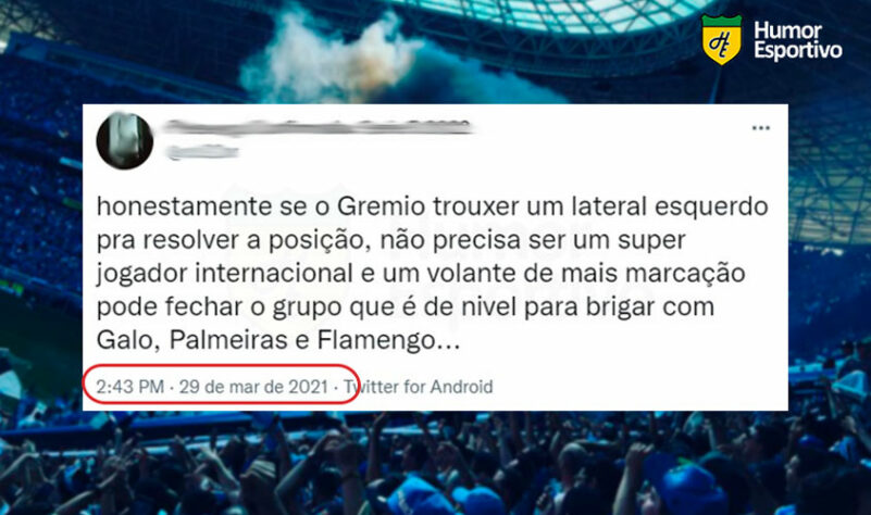 Frustração gremista: torcedores se iludiram com um super time, mas viram equipe ser rebaixada à Série B do Brasileirão.