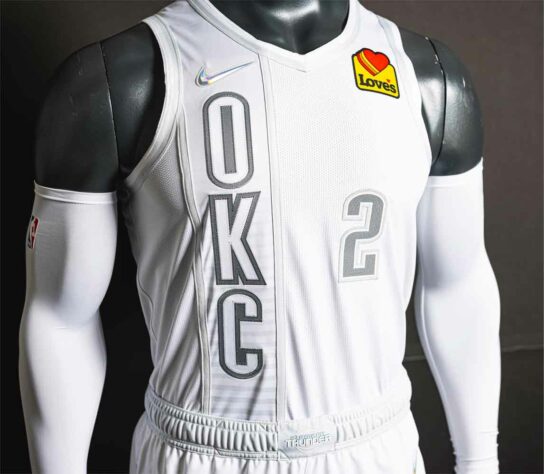 Uniforme do Oklahoma City Thunder.