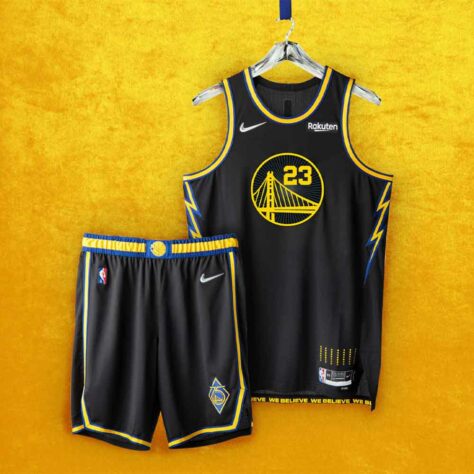 Uniforme do Golden State Warriors.