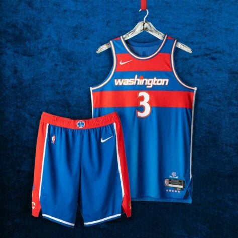 Uniforme do Washington Wizards.