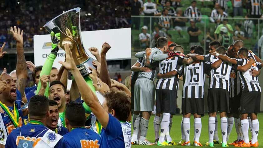 Cruzeiro e Atlético-MG em 2014: enquanto a Raposa conquistava o Campeonato Brasileiro, o Galo não apenas viu o rival conquistar pelo segundo ano seguido o brasileiro, como foi derrotado no Campeonato Mineiro de 2014 pelo Cruzeiro.
