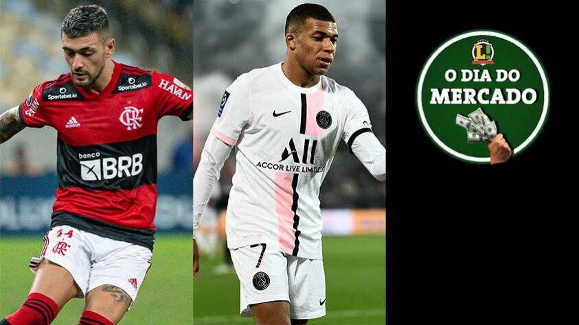 Flamengo e Arrascaeta se aproximam de acordo para estender o vínculo entre as partes. Mbappé deve receber nova oferta do Real Madrid para deixar o PSG. Xavi quer reforços para o ataque do Barcelona. Tudo isso e muito mais no Dia do Mercado de quinta-feira!