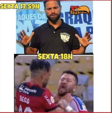 Expulsos no segundo tempo, Diego Ribas e Rossi ganharam memes nas redes sociais.