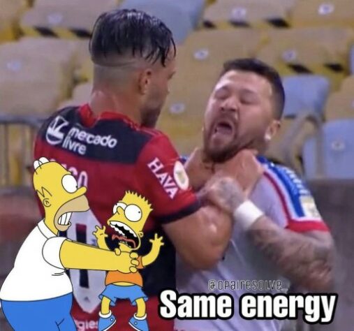 Expulsos no segundo tempo, Diego Ribas e Rossi ganharam memes nas redes sociais.