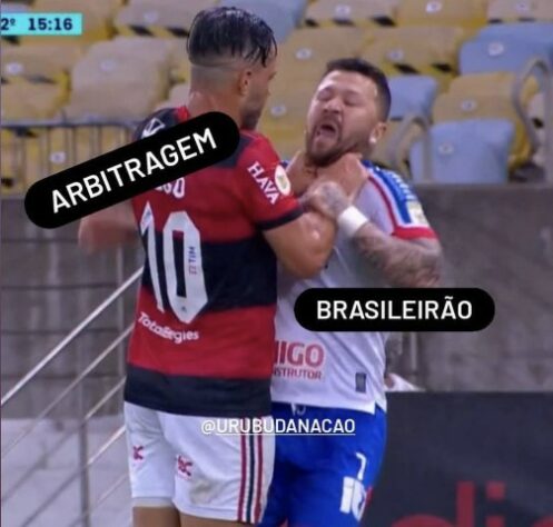 Expulsos no segundo tempo, Diego Ribas e Rossi ganharam memes nas redes sociais.