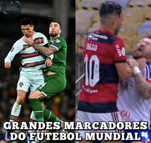 Expulsos no segundo tempo, Diego Ribas e Rossi ganharam memes nas redes sociais.