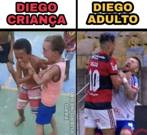 Expulsos no segundo tempo, Diego Ribas e Rossi ganharam memes nas redes sociais.