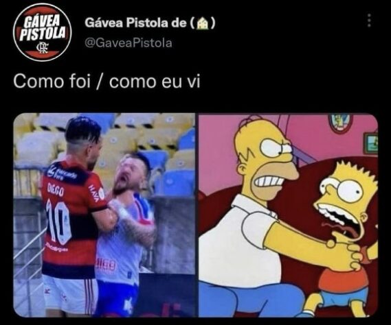 Expulsos no segundo tempo, Diego Ribas e Rossi ganharam memes nas redes sociais.