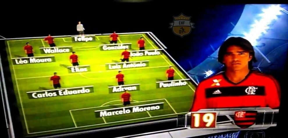 Equipe do Flamengo comandada por Mano Menezes em 2013.