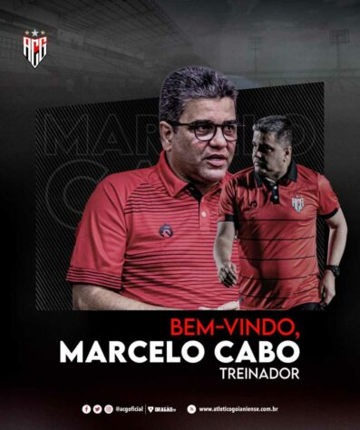 FECHADO - O Atlético-GO oficializou o retorno de Marcelo Cabo ao comando da equipe. Cabo assume o Dragão para subir com a equipe na tabela do Brasileirão.