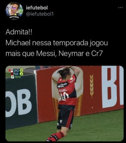 Brasileirão: os melhores memes da goleada do Flamengo sobre o São Paulo