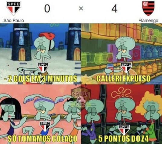 Brasileirão: os melhores memes da goleada do Flamengo sobre o São Paulo