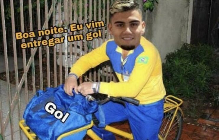 Após falha na final da Libertadores contra o Palmeiras, Andreas protagonizou vários memes nas redes sociais.