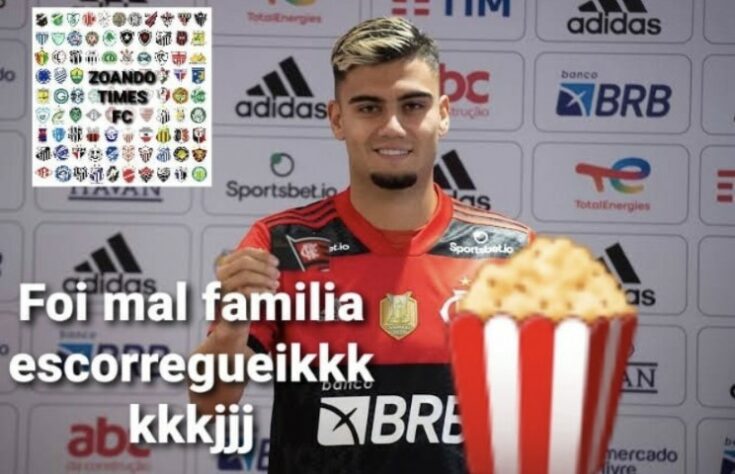 Após falha na final da Libertadores contra o Palmeiras, Andreas protagonizou vários memes nas redes sociais.