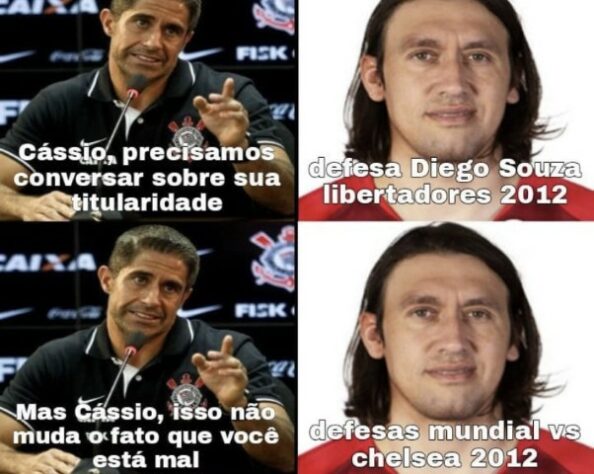 Brasileirão: Corinthians perde por 2 a 1 para o Ceará e torcedores fazem memes com Cássio.