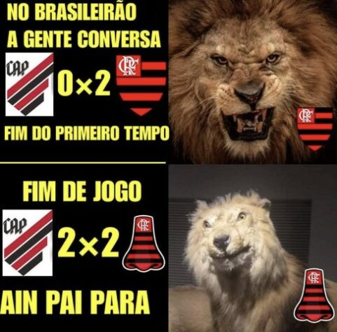 Brasileirão: os melhores memes de Athletico Paranaense 2 x 2 Flamengo