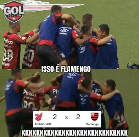 Brasileirão: os melhores memes de Athletico Paranaense 2 x 2 Flamengo