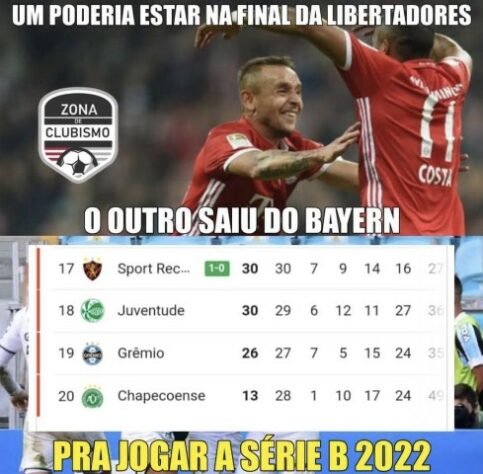 Derrota para o Palmeiras e permanência na zona de rebaixamento fazem Grêmio ser alvo de memes na web.